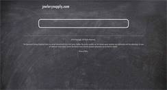 Desktop Screenshot of jewlerysupply.com